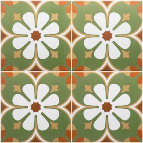 Carrelage Imitation Carreaux De Ciment 20x20 RIVOLI Paris (1m²) - Les Carreaux de Jean