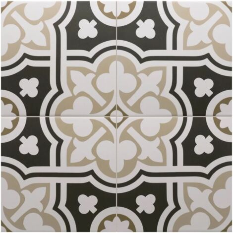 Carrelage Imitation Carreaux De Ciment 20x20 RIVOLI Plaza (1m²)  - Les Carreaux de Jean