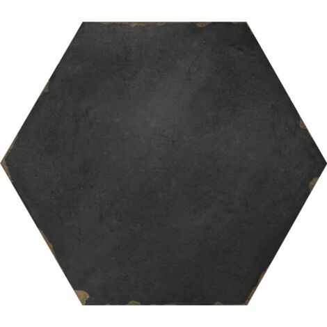 Carrelage Imitation Carreaux de ciment CAPRI 14x16 Sorrentine Nero - Les Carreaux de Jean