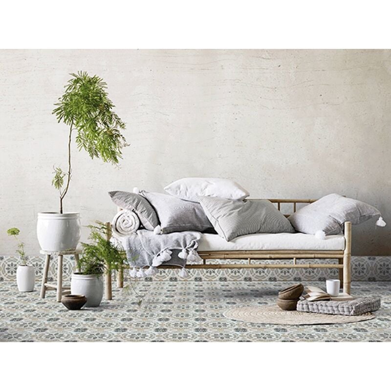 Carrelage Imitation Carreaux de Ciment gabana 20x20cm (0,52m2) Bahia - Les Carreaux de Jean