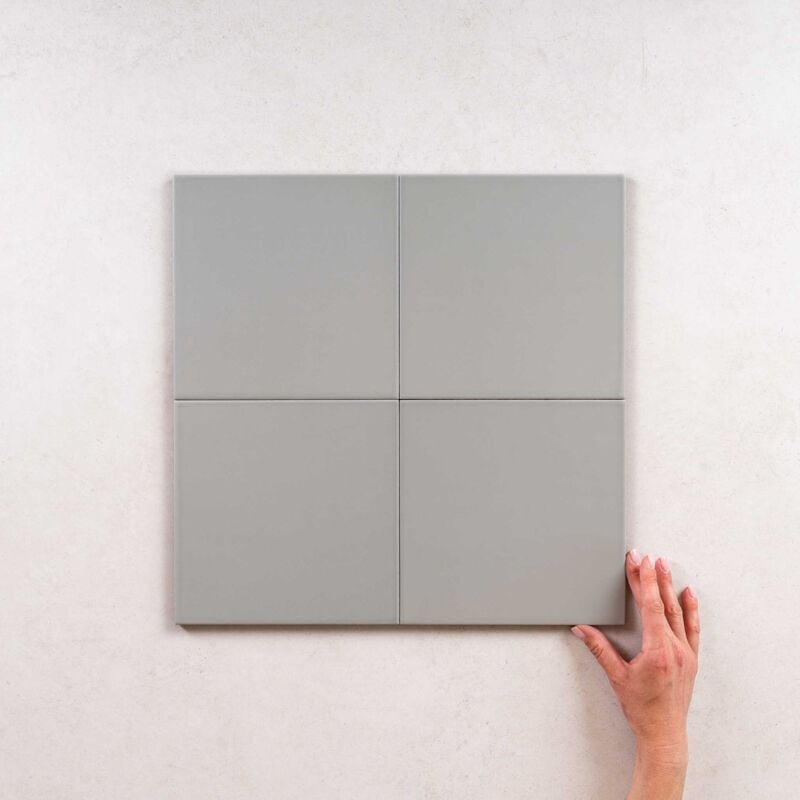 Carrelage Imitation Carreaux de Ciment kompas 20x20cm (0,52m2) Landigo Taupe - Les Carreaux de Jean