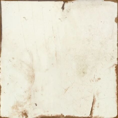 Carrelage Imitation Carreaux de Ciment LOFT FLOOR 20x20 (0,52m²) Ohio White - Les Carreaux de Jean