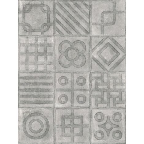 Carrelage imitation ciment 20x20 cm Paulista Cemento anti-derapant R13 - 1m²