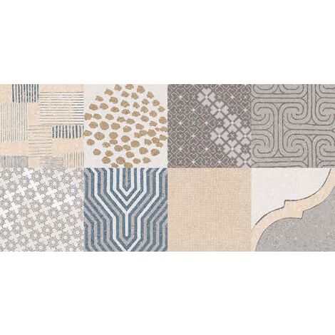Carrelage imitation ciment leger style boheme SYRNA 30x60 - 1.26m²