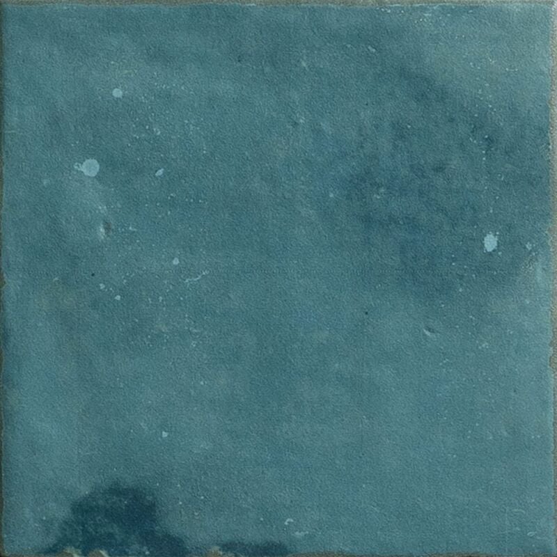 Carrelage imitation ciment marlow true turquoise - 11,5x11,5 - 0,5 m²