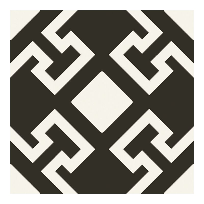 Grès cérame - paris - Charonne Nero - 20x20 - Mat - (1,16 m²)