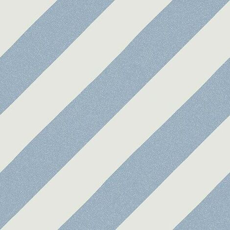 Carrelage imitation ciment rayures bleu 20x20 cm GOROKA CIELO - 1m²