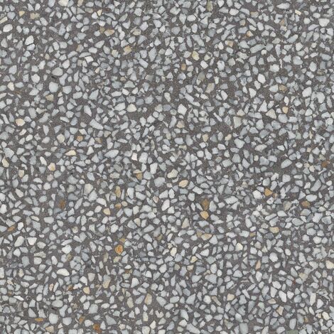 Carrelage imitation granito terrazzo 60x60 cm PORTOFINO Grafito - 1.08m²