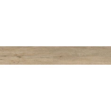 Carrelage Imitation parquet Queens scape marron 20x120 cm