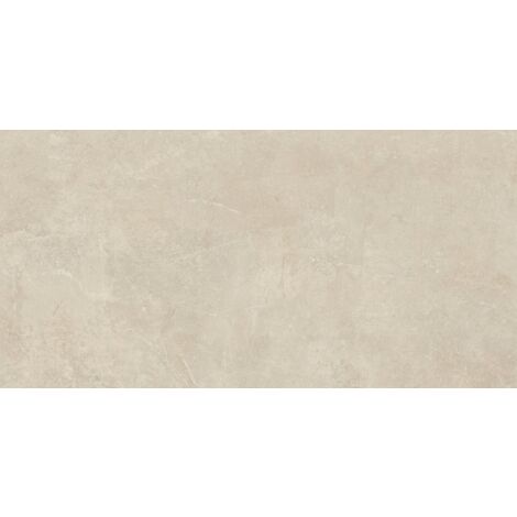 Carrelage imitation pierre Cannes Beige poli 60x120 cm