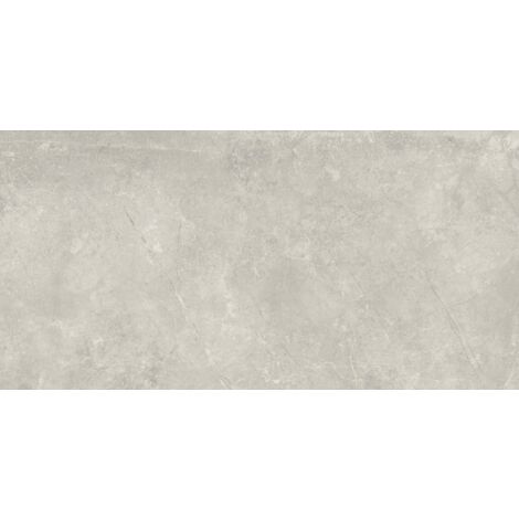 Carrelage imitation pierre Cannes Gris Poli 60x120 cm