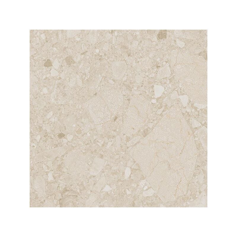 Tinker - Carrelage Imitation Pierre Crema blanc beach 60x60 cm