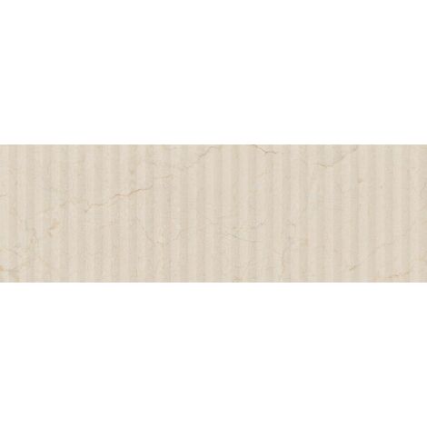 Carrelage Imitation Pierre Crema blanc desert 32x99 cm