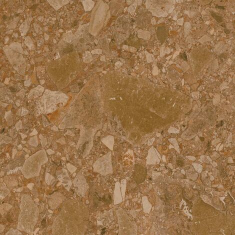 Carrelage Imitation Pierre Crema marron 80x80 cm