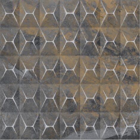 Carrelage imitation pierre Talana noir Mix 29.3x29.3 cm