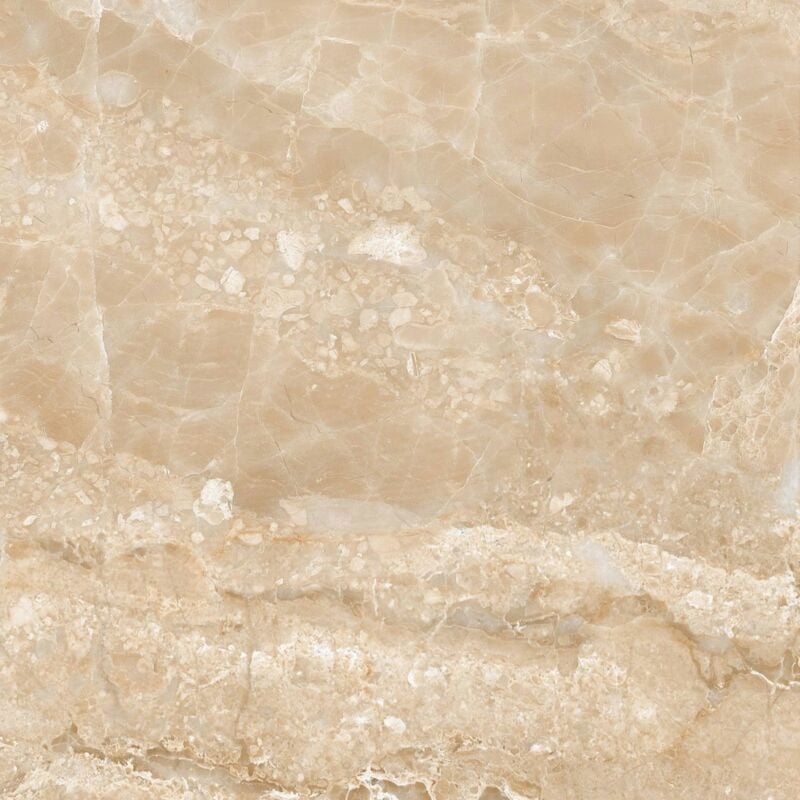 Tinker - Carrelage imitation travertin Caster beige 50x50 cm