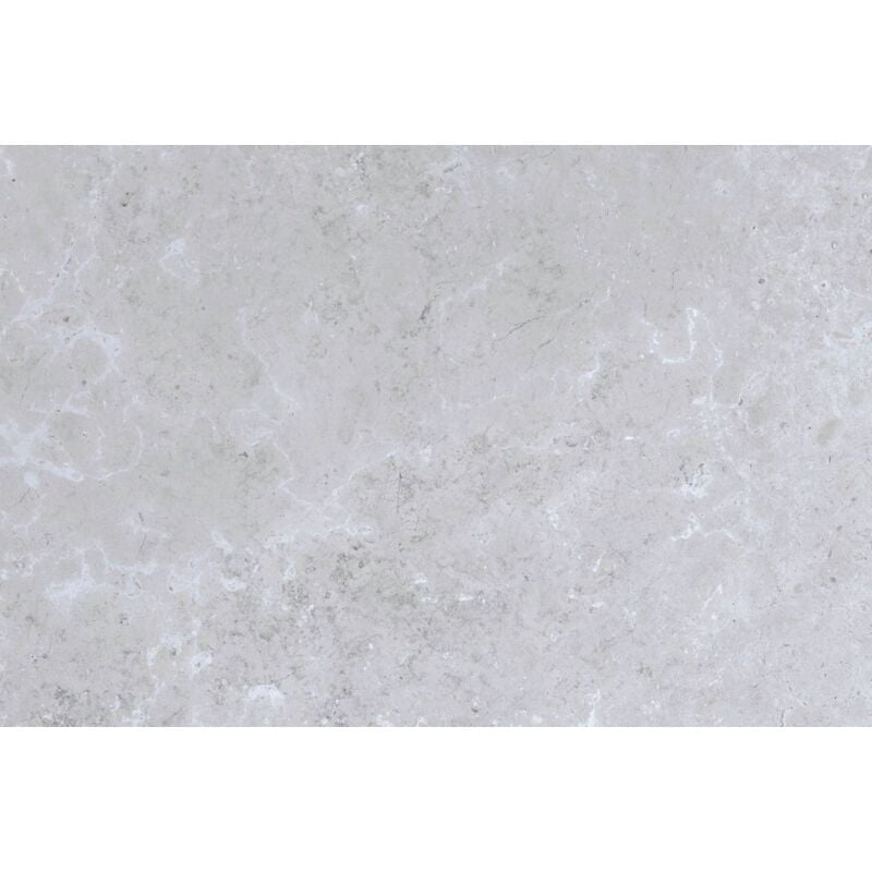 Tinker - Carrelage imitation travertin Ferrat gris Antiderapant 44x66 cm