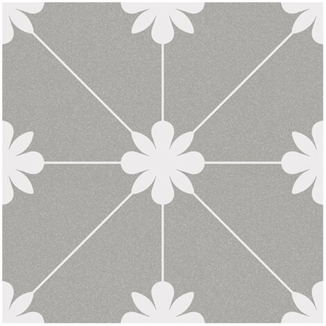 Carrelage intérieur / extérieur effet ciment 20x20 cm BALI Tuban gris (vendu par boite de 1m2)