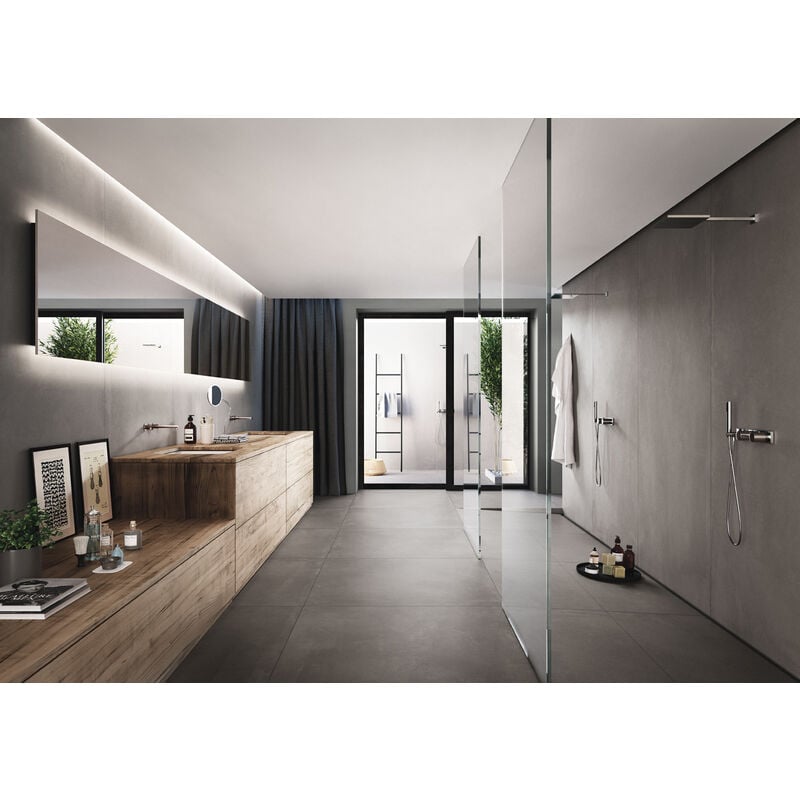 Carrelage intérieur Effet Béton azuma 90x90 dg (1,62m2) rectifié - Les Carreaux de Jean