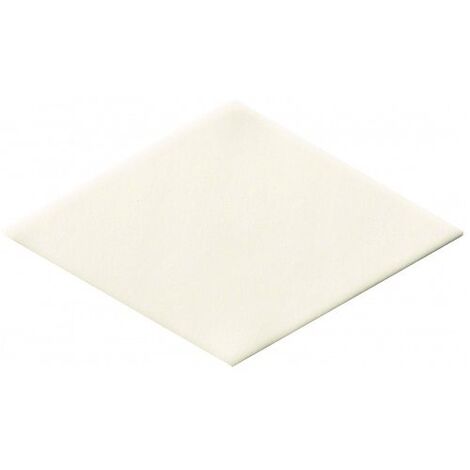 main image of "Carrelage mini-losange blanc 15x8.5cm ROMBO FARINA é 0.27m²"