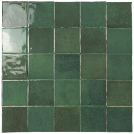 Carrelage Morocco Vert  10x10 cm