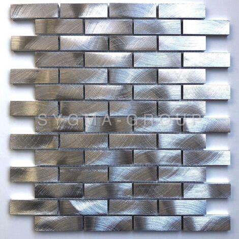 carrelage mosaique murale aluminium Atom
