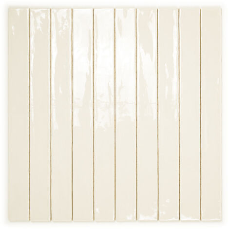 Carrelage Mur Ceramic Connection Beige Brillante 5x50 cm