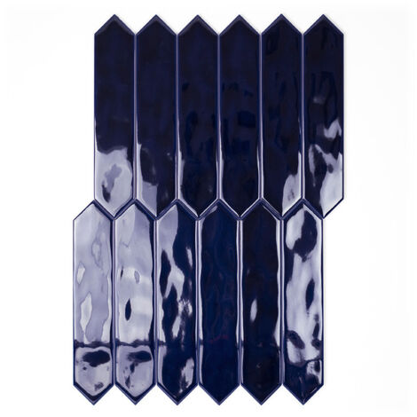 Carrelage Mur Ceramic Connection Blue Brillante 5x25 cm