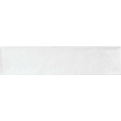 Carrelage mur effet zellige blanc 6,5x26,6 cm CROMIA26 BIANCO (vendu par boite de 1m2)