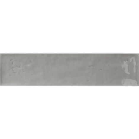 Carrelage mur effet zellige gris 6,5x26,6 cm CROMIA26 GRIGIO 3 (vendu par boite de 1m2)