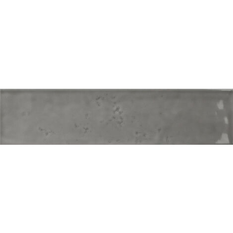 Carrelage mur effet zellige gris 6,5x26,6 cm CROMIA26 GRIGIO 4 (vendu par boite de 1m2)