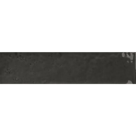 Carrelage mur effet zellige gris anthracite 6,5x26,6 cm CROMIA26 GRIGIO 5 (vendu par boite de 1m2)