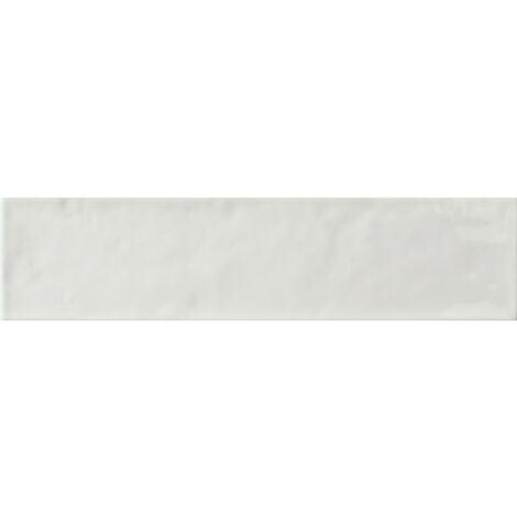 Carrelage mur effet zellige gris claire 6,5x26,6 cm CROMIA26 GRIGIO 1 (vendu par boite de 1m2)