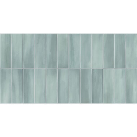 Carrelage mur effet zellige Lime vert 32x62,5 cm - Reflex Boutique