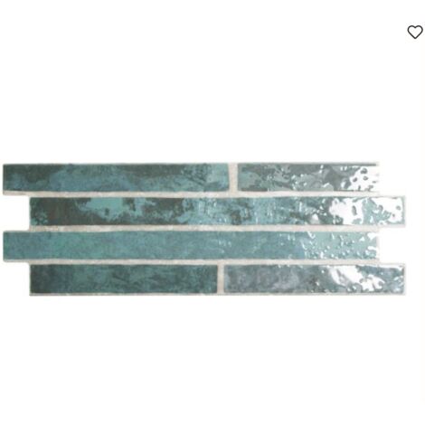 Carrelage mur effet zellige Meknès bleu nuit 15x45 cm - Réflex Boutique