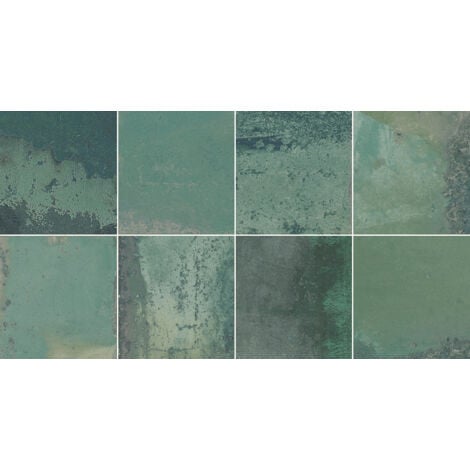 Carrelage mur effet Zellige Morocco aquamarine 31,6×60 cm - Réflex Boutique