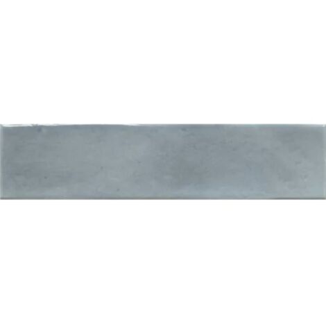 Carrelage mur effet zellige Scénario bleu 7,5x30 cm - Réflex boutique