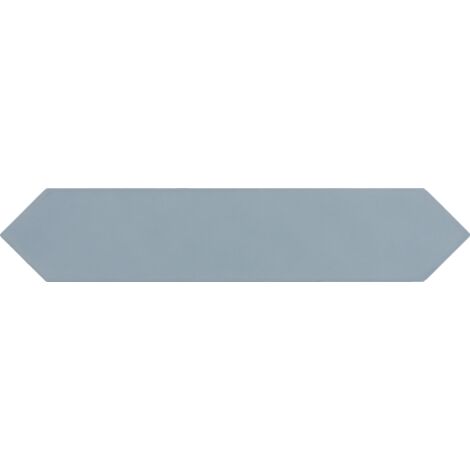 Carrelage mur faience forme navette 5x25 cm mate  LANSE BLUE (vendu par boite de 0,50m2)