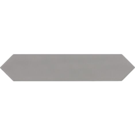 Carrelage mur faience forme navette 5x25 cm mate  LANSE GRAY (vendu par boite de 0,50m2)