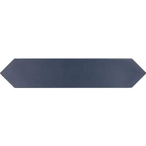 Carrelage mur faience forme navette 5x25 cm mate LANSE NAVY (vendu par boite de 0,50m2)