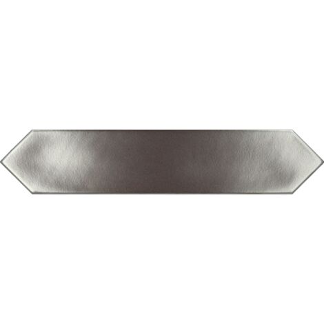 Carrelage mur faience forme navette 5x25 cm mate  LANSE SILVER (vendu par boite de 0,50m2)