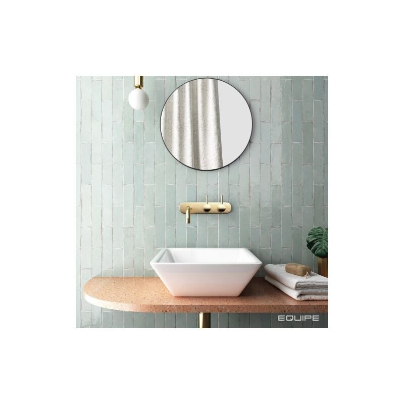 Carrelage mural Effet Zellige tribe 6x24,6cm Mint (0,5m2) - Les Carreaux de Jean