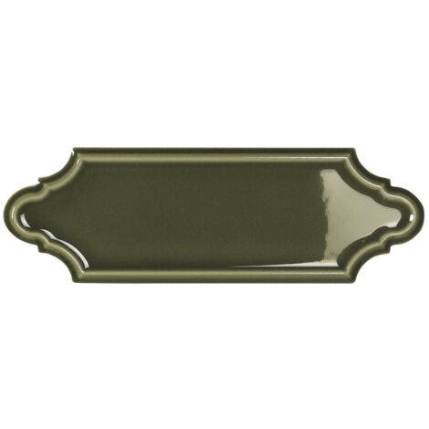 Carrelage mural faience effet classique KNIGHTSBRIDGE Crayon 18x5cm Victorian green - Brillant - boîte de 0.65 m2 Crayon 18x5cm Victorian green -  -