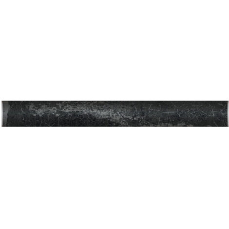 Carrelage mural faience effet graphique MELLAH Baguette 13x1.5 cm Noir - - boîte de 1.30 m2