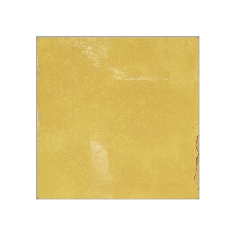 Gioia Materia - Carrelage mural faience effet graphique mellah 13x13 cm Jaune - - boîte de 0.51 m2