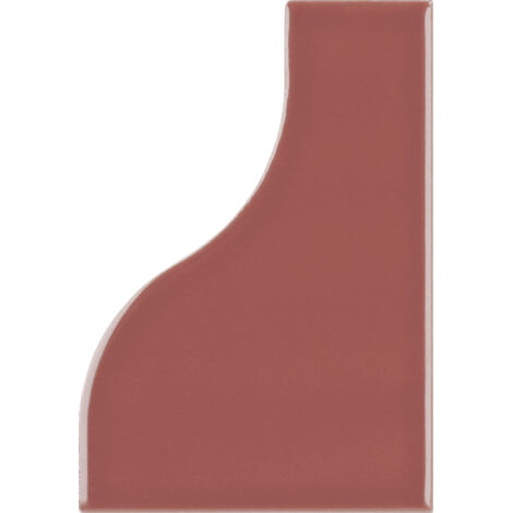 Carrelage mural faïence effet graphique REVERS 12x8.3cm 12x8.3cm Framboise - Brillant - boîte de 0.48 m2 12x8.3cm Framboise - Brillant / Poli - boîte