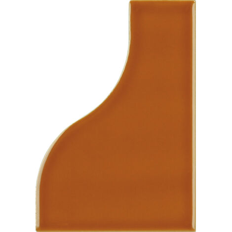 Carrelage mural faïence effet graphique REVERS 12x8.3cm 12x8.3cm Orange - Brillant - boîte de 0.48 m2 12x8.3cm Orange - Brillant / Poli - boîte de 0.