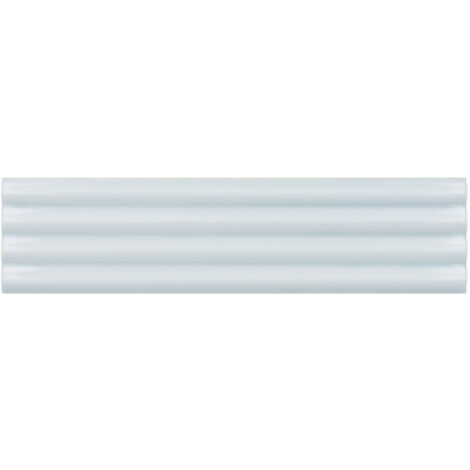 Carrelage mural faïence effet relief RYTHM 20x5cm 20x5cm Cloud Baby blue - Brillant - boîte de 0.38 m2 20 x 5 cm Cloud Baby blue - Brillant / Poli -