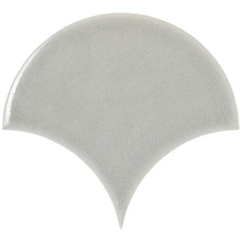 Carrelage mural faience effet rustique CRAQUELE Ecaille 17x15.5 cm Gris -  - boîte de 0.50 m2