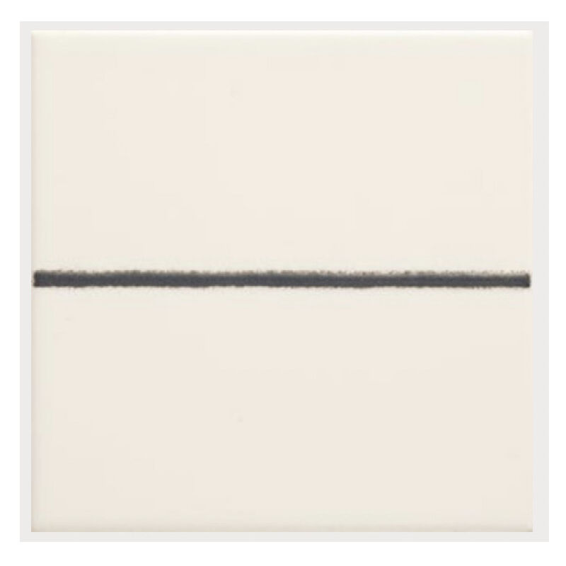 Gioia Materia - Carrelage mural faïence line 15x15 cm Blanc - Mat - boîte de 0.58 m2